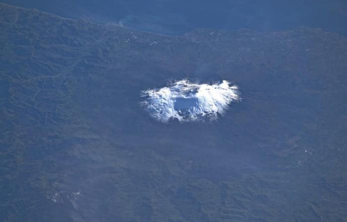 L’Etna vista dallo spazio: la foto di Luca Parmitano