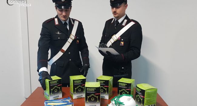 In Sicilia mascherine vendute con rincaro del 900%. Sequestrate dai Carabinieri