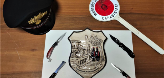 Controllo territorio: un arresto a Mirabella Imbaccari e 5 coltelli sequestrati dai Carabinieri