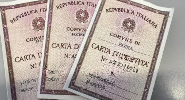 Coronavirus, prorogata al 31 agosto la validità delle carted’identità scadute
