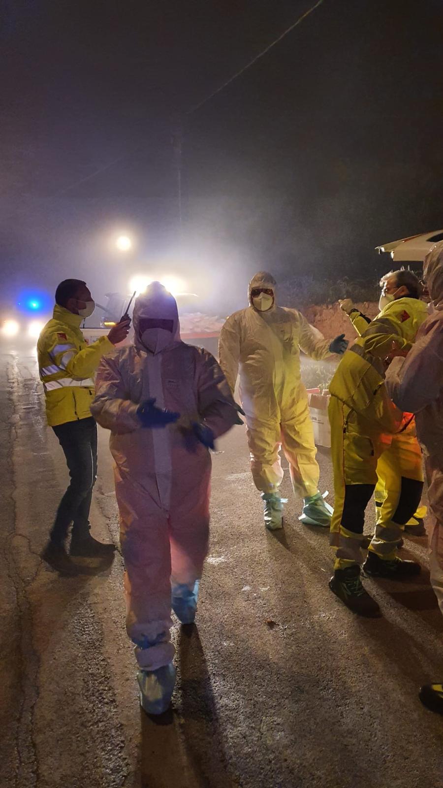 Ecco il VIDEO delle operazioni di sgombero della casa di cura e del trasferimento anziani in 4 ospedali