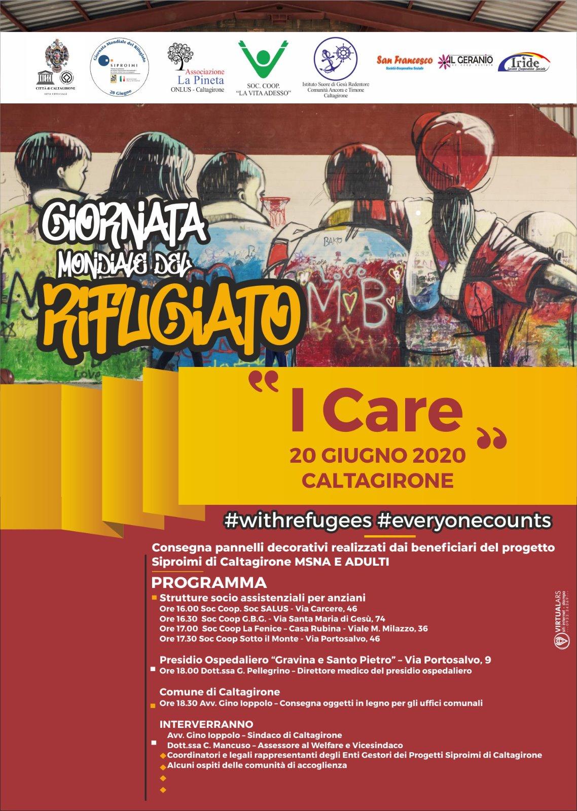Sabato 20 giugno torna la Giornata mondiale del Rifugiato: le iniziative in programma a Caltagirone