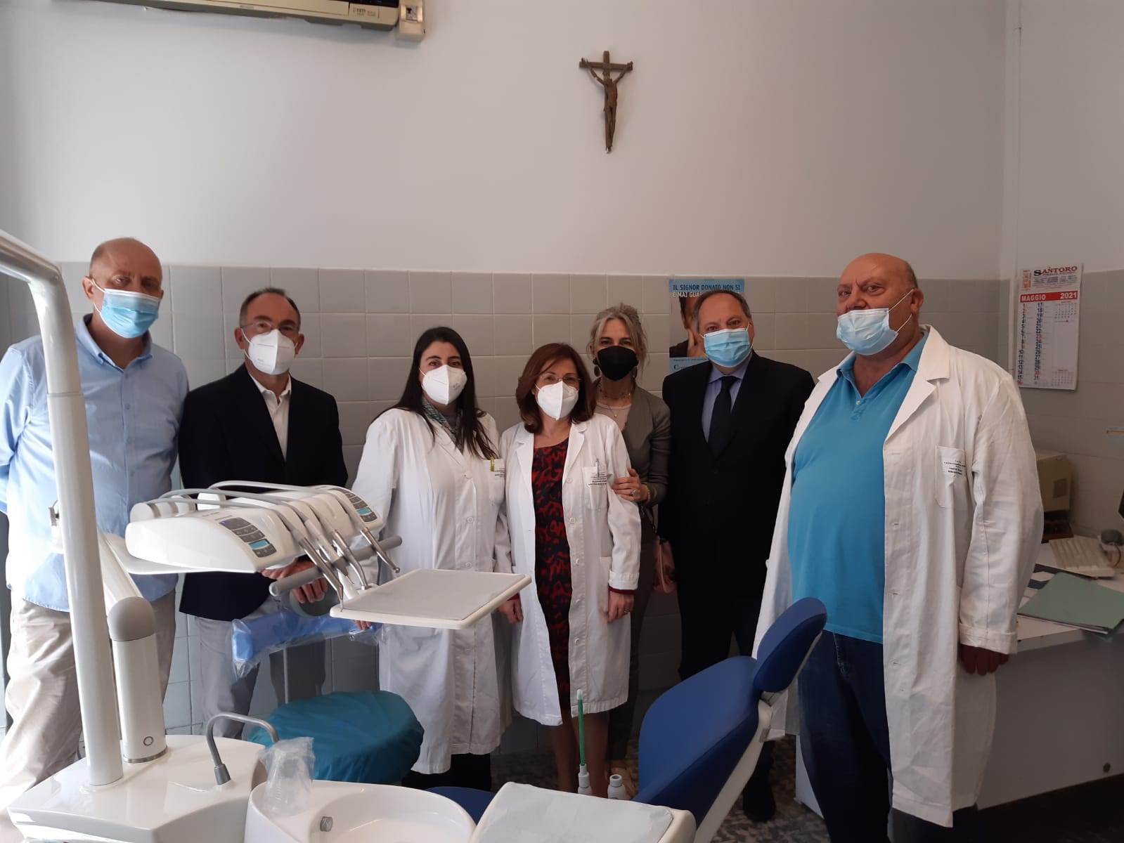 Installato il nuovo riunito odontoiadrico all’ospedale di Caltagirone
