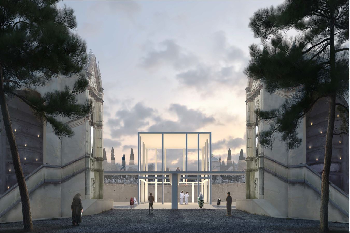 Ecco l’avveniristico cimitero di Caltagirone. Diventerà così