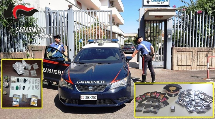 Attività antidroga dei Carabinieri di Scordia e Ramacca