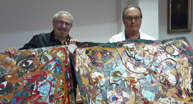 L’artita Venniro dona due opere alla Chirurgia dell’ospedale di Caltagirone