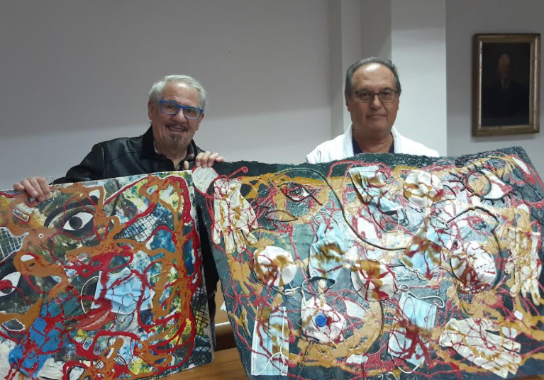 L’artita Venniro dona due opere alla Chirurgia dell’ospedale di Caltagirone