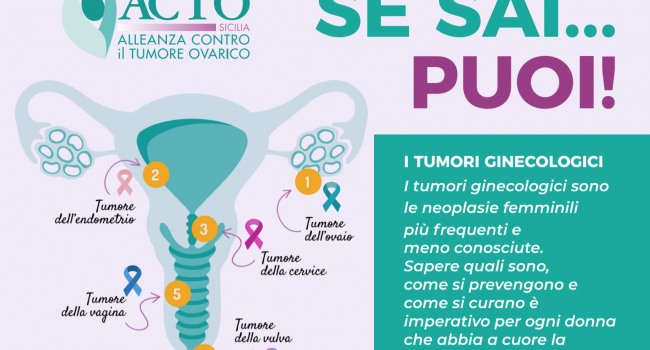 “Se sai… Puoi!” la campagna contro i tumori ginecologici avviata da Acto Sicilia