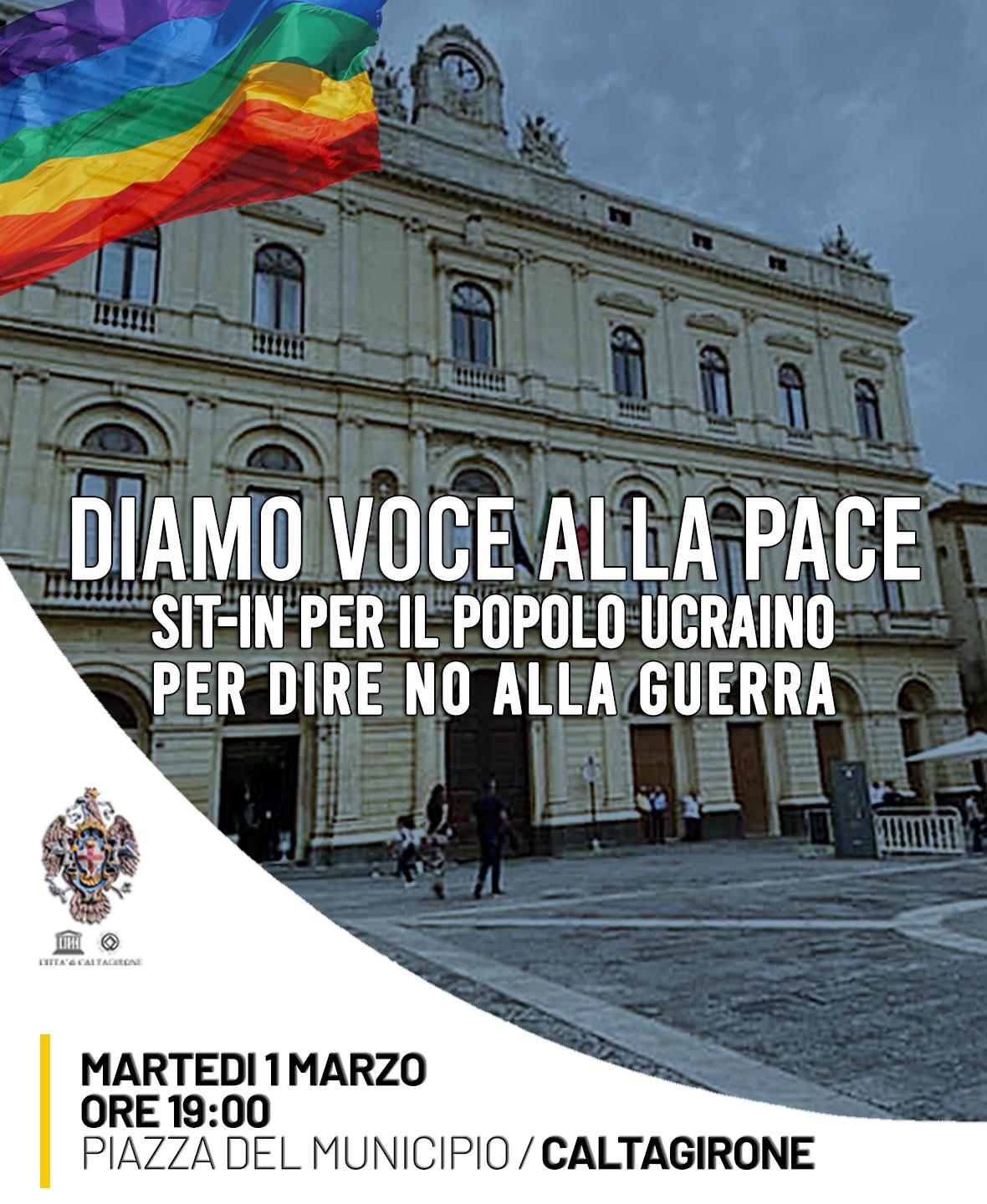 A Caltagirone questo martedì manifestazione per la pace