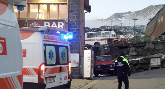 Salvato turista francese disperso sull’Etna. Intervento dei Vigili del Fuoco