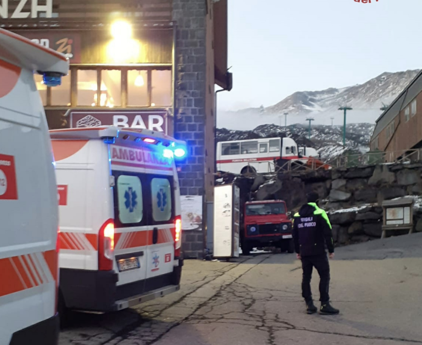 Salvato turista francese disperso sull’Etna. Intervento dei Vigili del Fuoco
