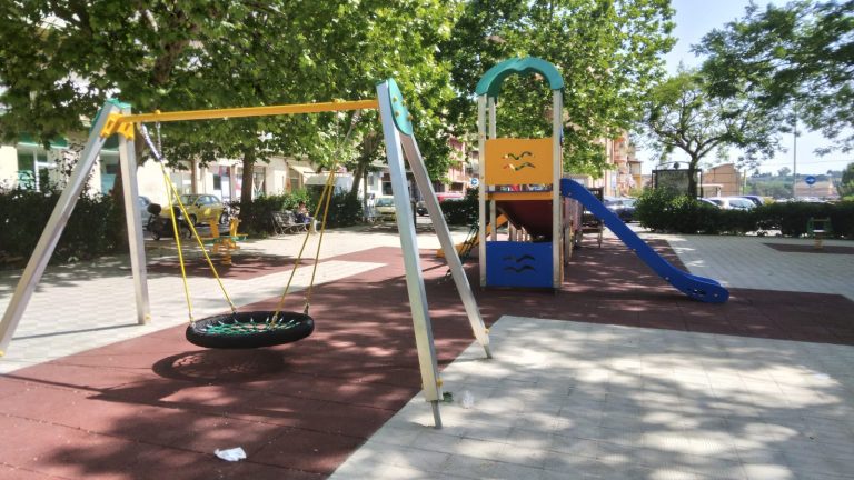 Aperto da stamani il parco giochi di via Dante Alighieri