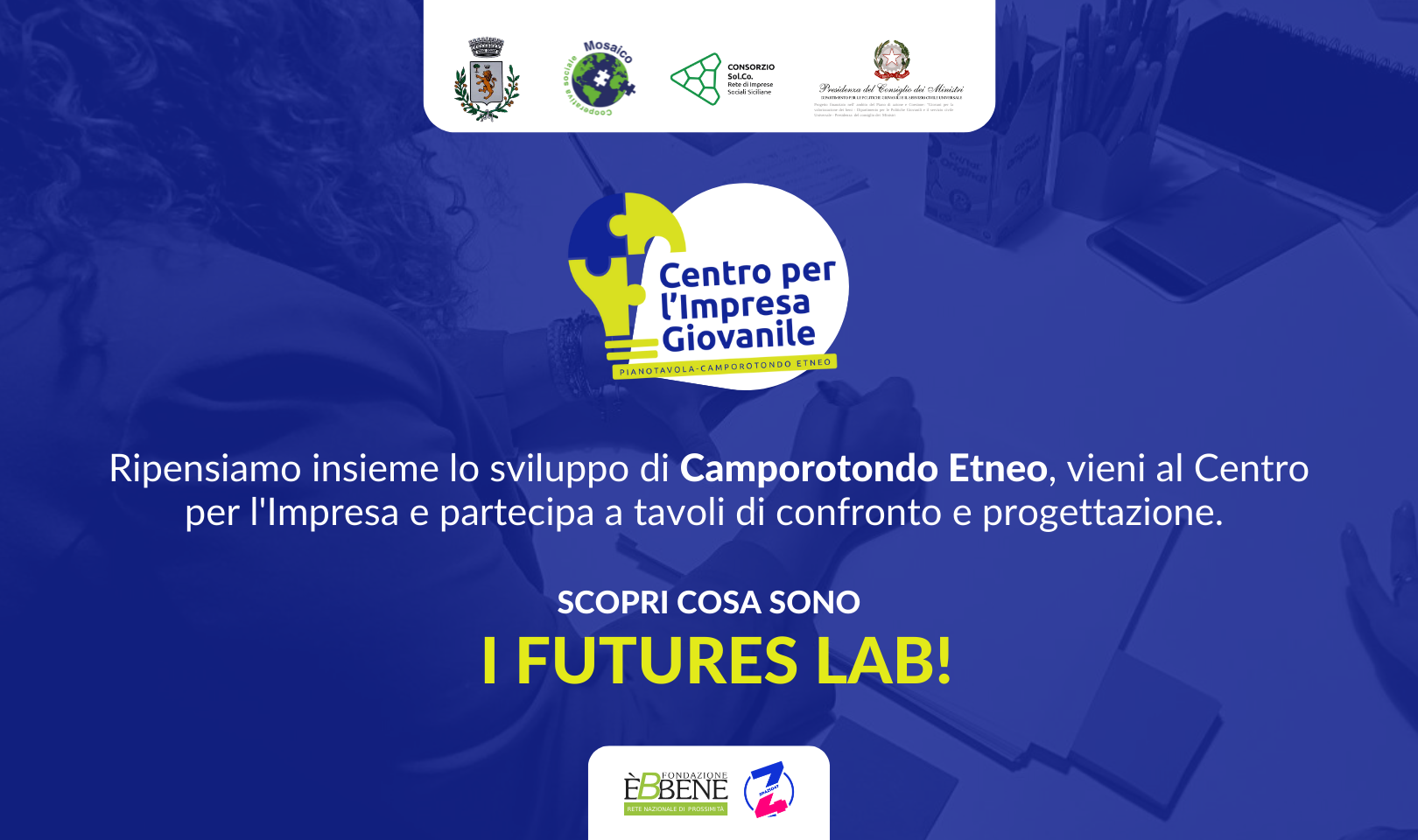 Il Futures Lab per rilanciare il Centro per l’Impresa Giovanile e il territorio di Camporotondo