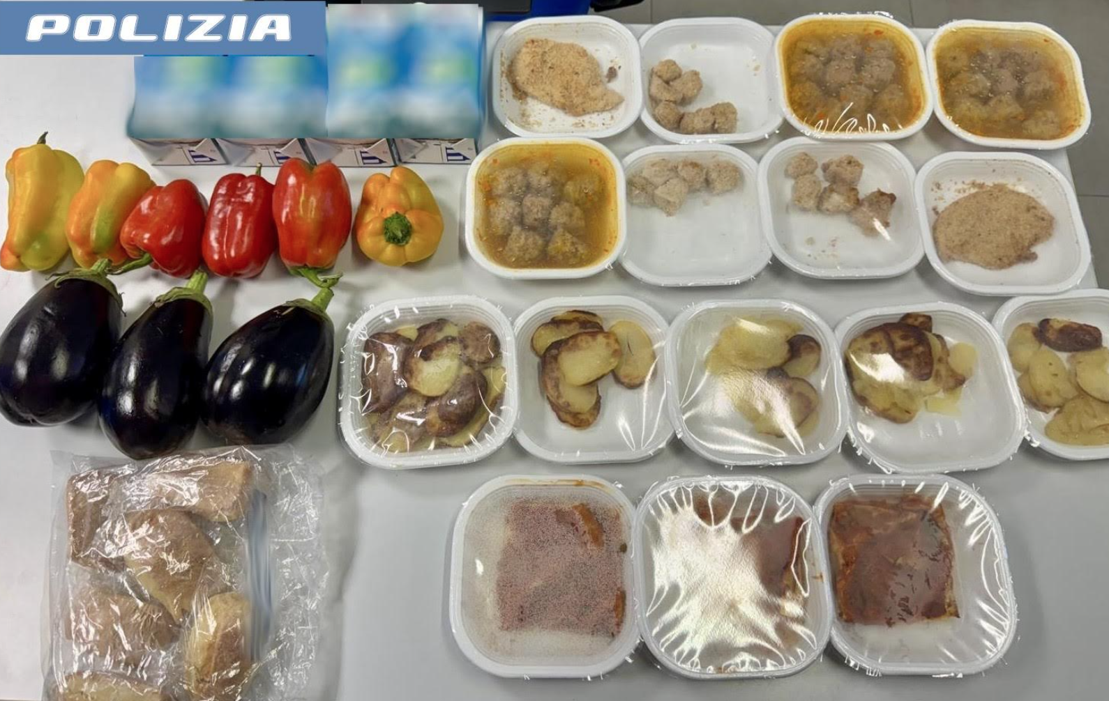 Ruba alimenti destinati ai pazienti dell’ospedale. “L’ho fatto per i miei gatti”. Sorpreso dalla Polizia di Catania