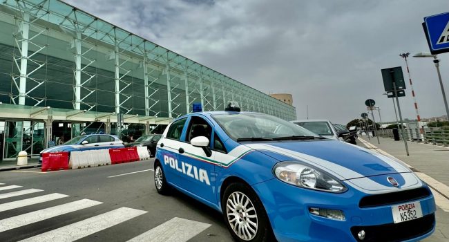 Cittadino americano arrestato all’aeroporto di Catania poco dopo essere atterrato
