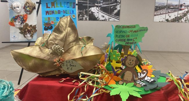 Scuole, sino al 17 febbraio nella stazione metro Giovanni XXIII di Catania la mostra “Il carnevale ecologico”