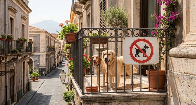 Tutela animali d’affezione: a Catania ordinanza sindacale vieta detenzione su balconi e terrazzi nelle ore più calde